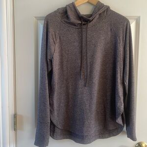 Athleta Hoodie Womens  Light Purple Long Sleeve Thumbhole Active Sweatshirt